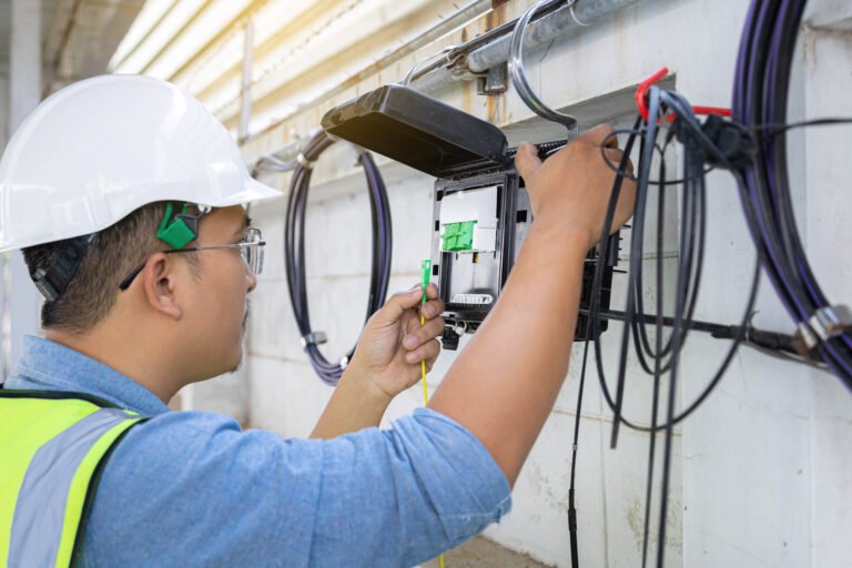 engineer-technician-checking-fiber-optic-cables-internet-splitter-box-fiber-home-equipment-ftth-internet-fiber-optics-cables-cabinet